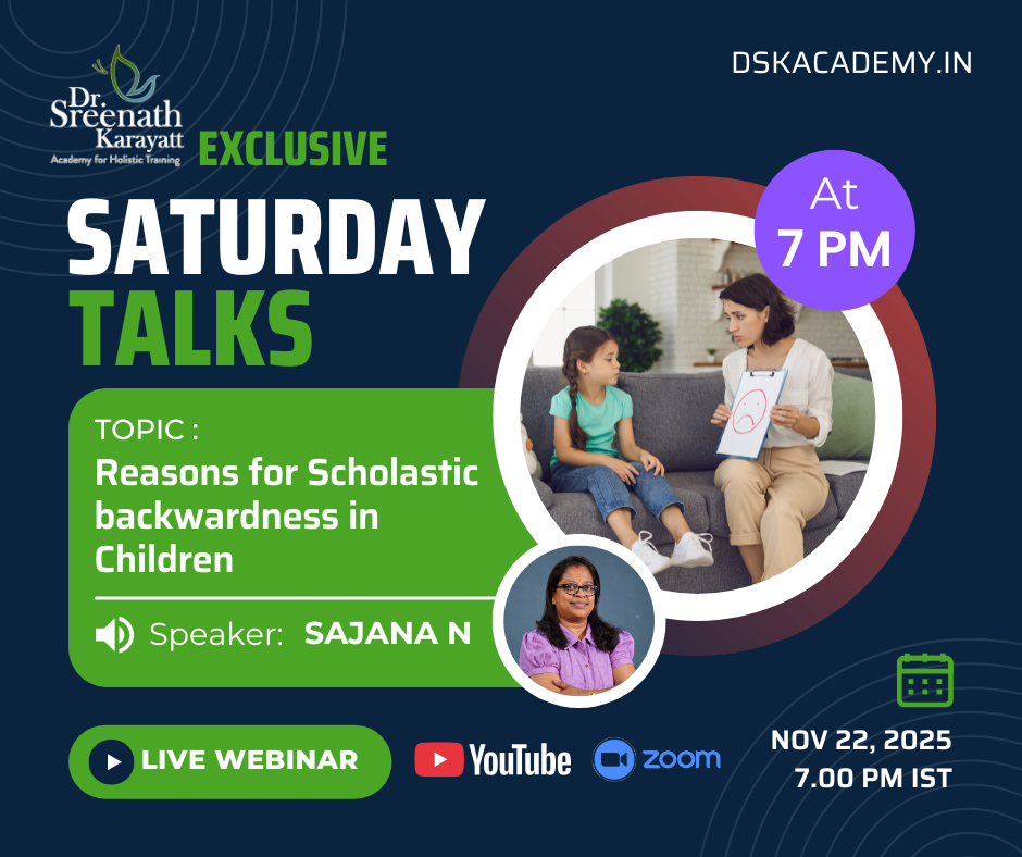 📚 Saturday Talks – Reasons for Scholastic Backwardness in Children